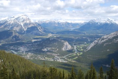 Banff from above