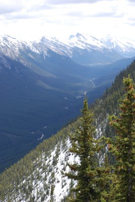 Spray Valley, heading back down to the valley