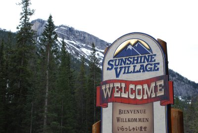 Sunshine Village Resort parking lot