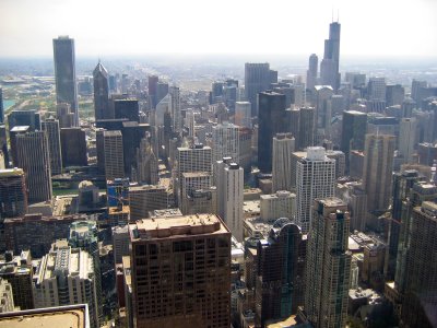 View south from Hancock tower