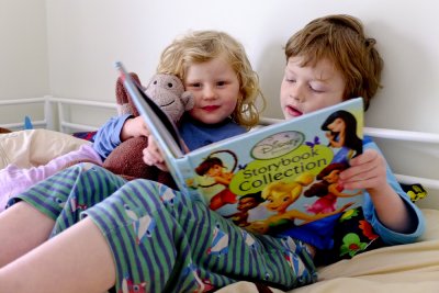 Reading On Bunk Bed