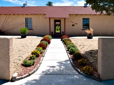 Bldg. 98 with new landscaping