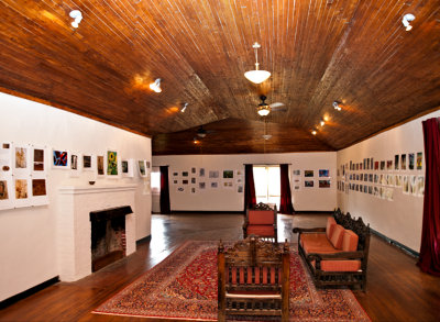 Bldg. 98 Ballroom with new ceiling #1