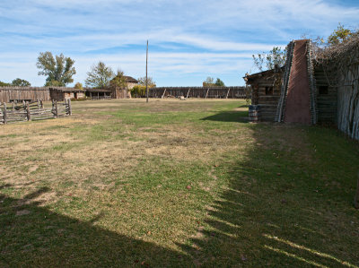 Inside fort walls