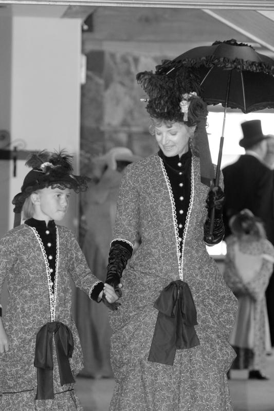 Mother and daughter fashions