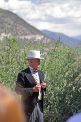 Duane Smith as Ike Stockton during Victorian Aid Society Tour