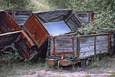 Abandoned Coal Cars - 48x32.jpg