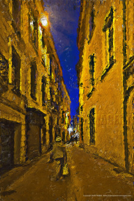 Going Home - Bastille Day, Nimes France - 32x48.jpg