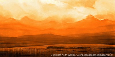 Rocky Mountain Panorama in Gold - 36x18.jpg