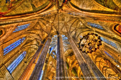 Ceiling Details - Barcelona Cathedral Spain - 48x32.jpg