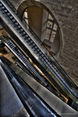 Giant Escalators - The Louvre - Paris - 32x48.jpg