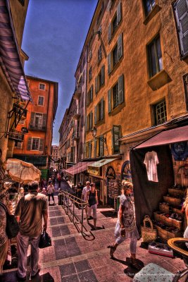 Old Town Streetscape - Nice France - 32x48.jpg