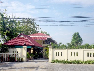 Entrance to our resort