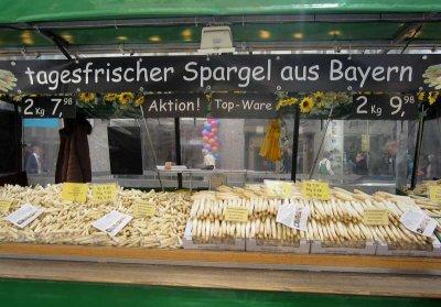 Very fresh Bavarian asparagus!