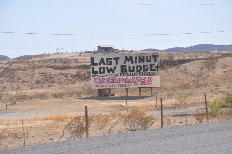 Another gonzo sign for this gonzo town