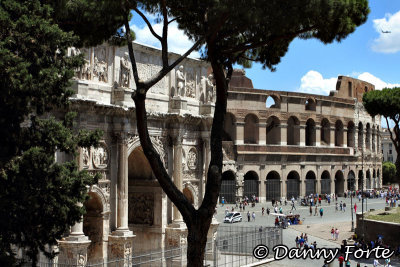 Arco di Costantino & The Colosseum