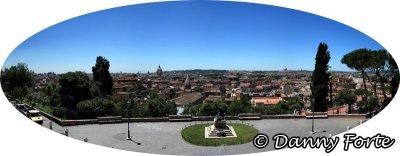 Panoramic View from Villa Borghese