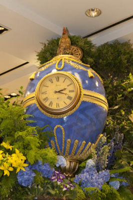 production of the giant faberge egg - macy's