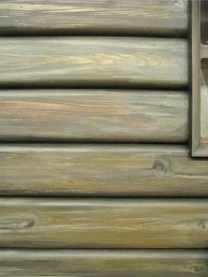 WOOD GRAINING ON CABIN AND FLOOR