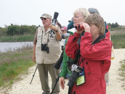With Chuck and his Swarovski scope...
