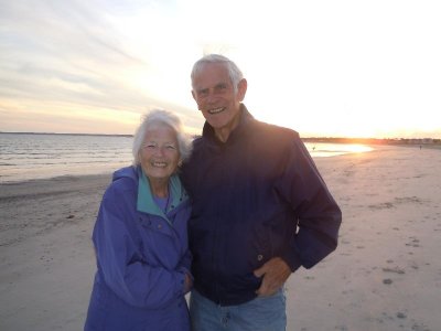 Joanie and John in Maine - Pine Point