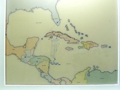 Bay of Pigs invasion map