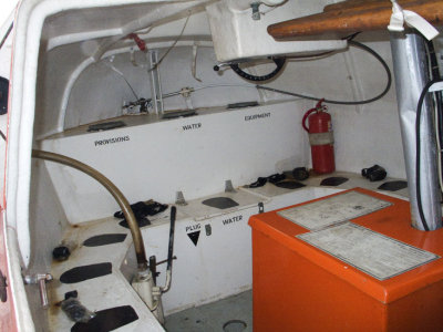 Lifeboat interior