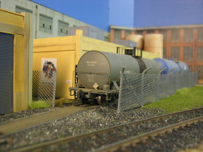 Ground level view of the tanks at Patriot.