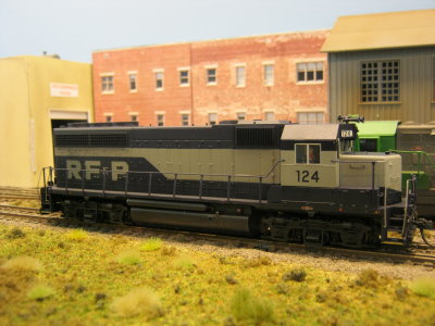 Norm Wolf's backdated RF&P GP40 #124