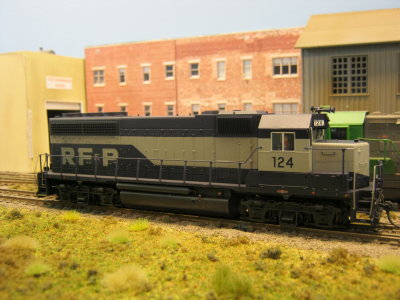 Norm Wolf's backdated RF&P GP40 #124