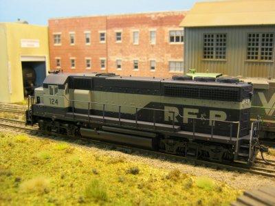 Norm Wolf's backdated RF&P GP40 #124