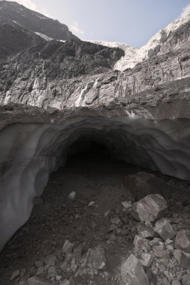 Edith Cavell Ice Cave Entrance