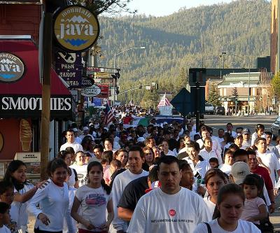 Lake Tahoe Immigration Rally, California