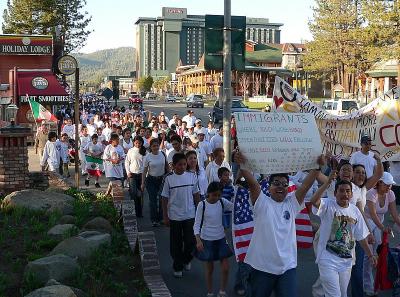 Lake Tahoe Immigration Rally, California