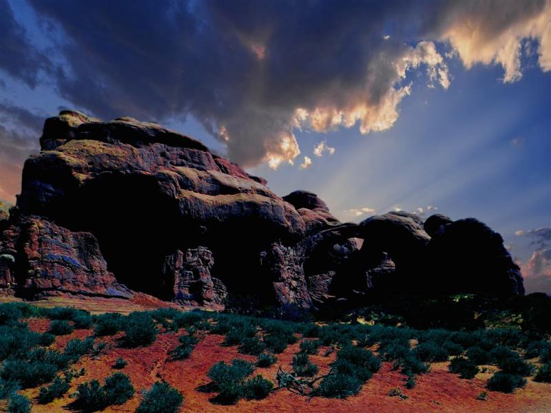 Sunset  In Arches