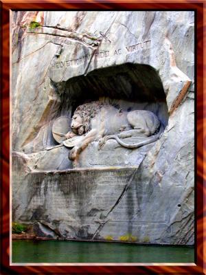 Dying Lion Monument, Lucerne, Switzerland
