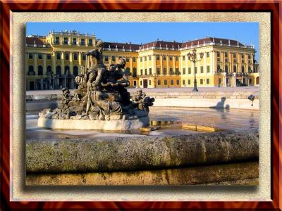 Schoenbrunne Palace In The Morning, Vienna, Austria