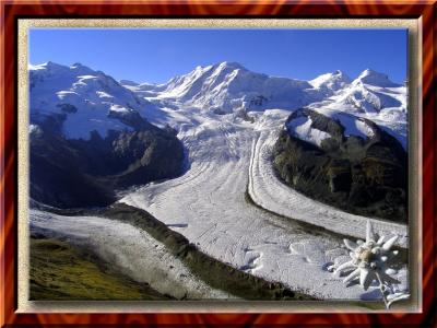 Glacier In Swiss Alps