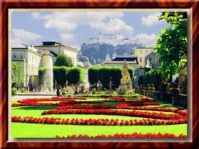 Mirabel Gardens in Salzburg, Austria