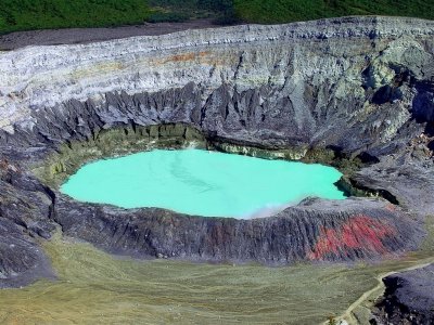 Crater Of Poas Volcano