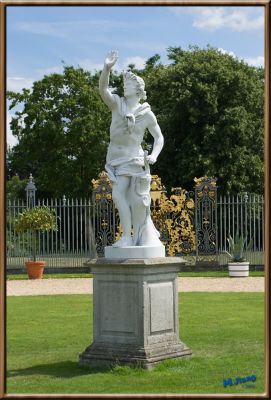 Statue (in the formal garden)