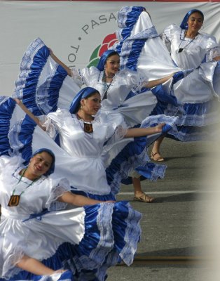 Dancers in Blue