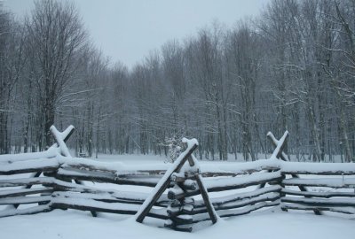 Split Rail Fence on Mtn Winter Scape tb0311sfx.jpg