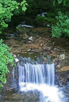 Lil Waterfalls at Bottom of Mtn Stream tb0711cwr.jpg