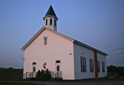 Late Evening Edray Methodist Church tb0911mex.jpg