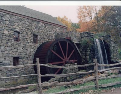 Sudbury Gristmill, Sudbury, MA built by Henry Ford and photo in Henry Ford Museum and the Smithsonian