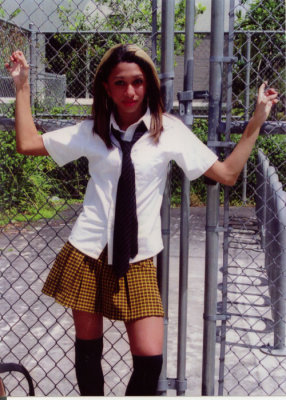 Lissette as school girl