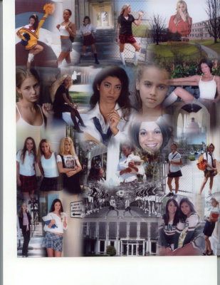 School Girl collage