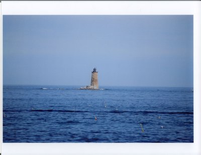 Whaleback Lighthouse off New Castle, NH
