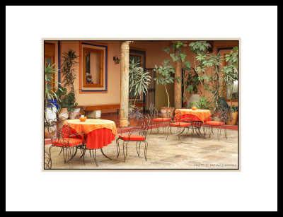 Orange Tablecloths